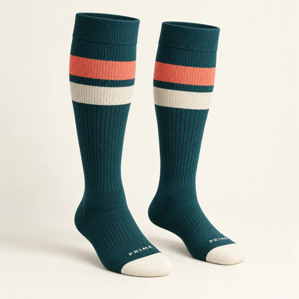 Knee-high socks model