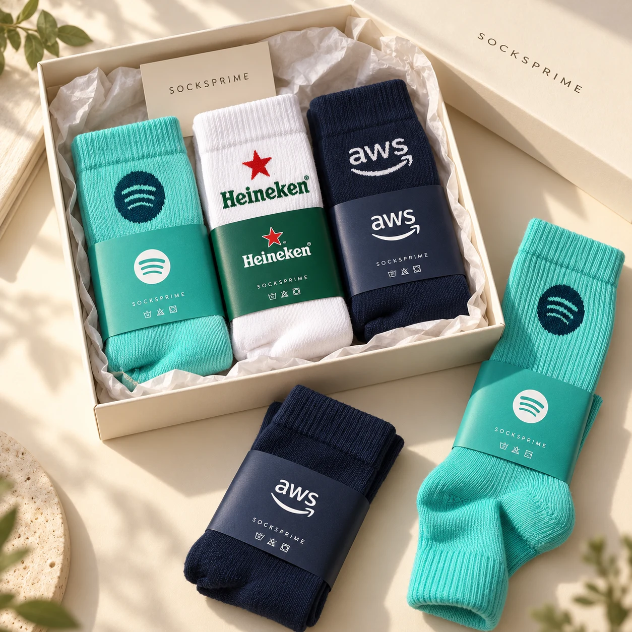 Custom Socks Guides & Ideas — sock design and presentation example